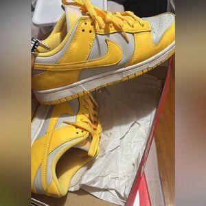 Nike Yellow and Gray Athletic Shoes